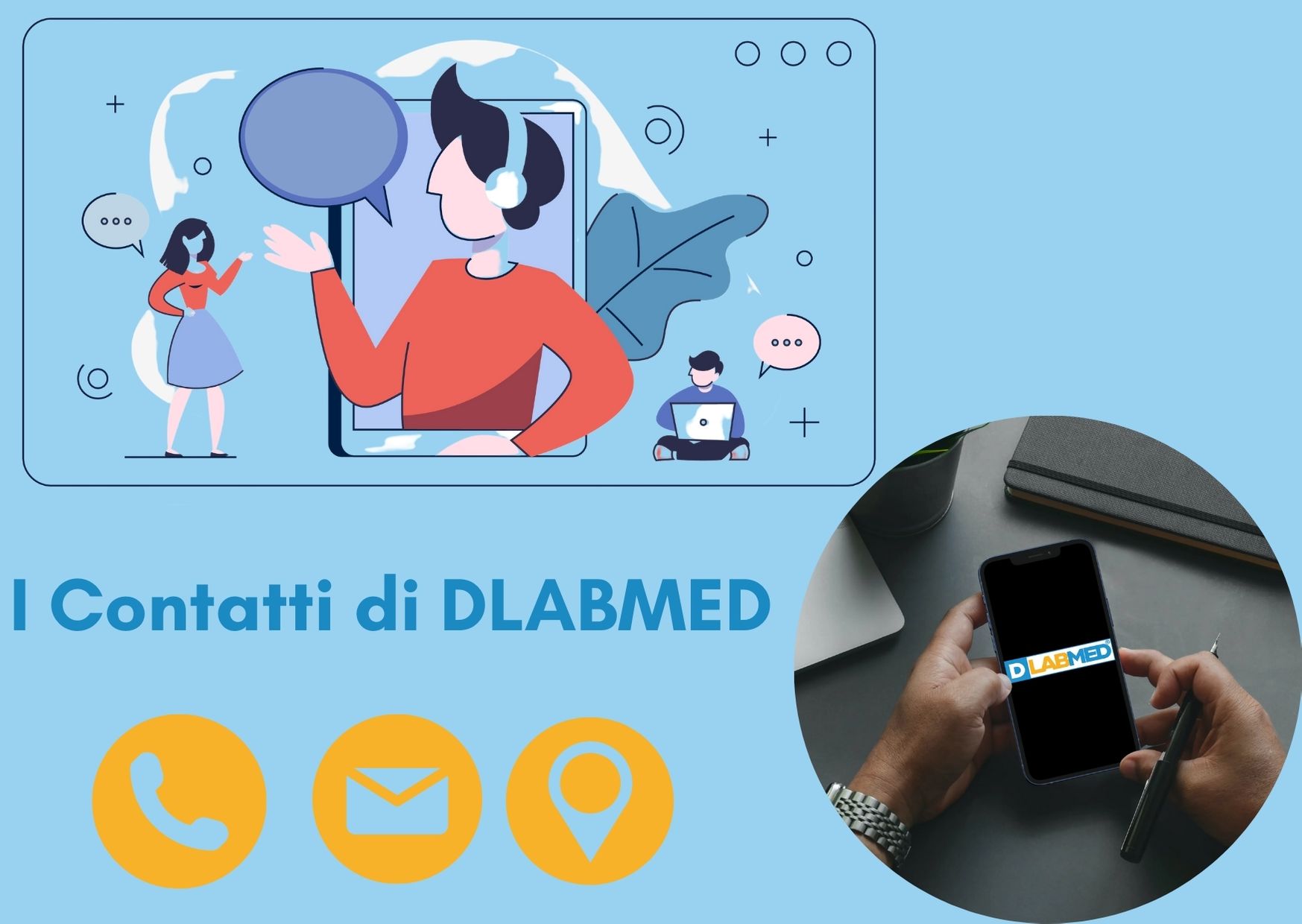 Contatti Prenotazioni visita medica DLABMED Bologna